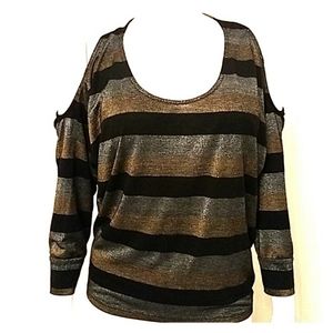 Bebe cold shoulder top